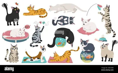 15 different cat animations