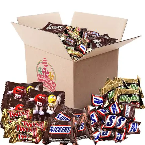 5 paquetes de chocolate cada caja