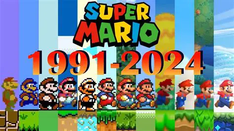 A Brief History of Super Mario Games