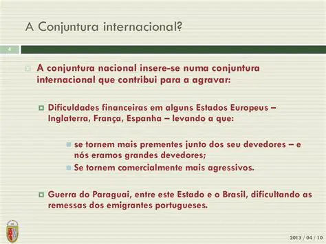 A Conjuntura Internacional