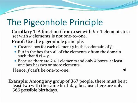 A Proof Using the Pigeonhole Principle