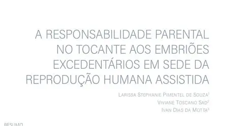 A responsabilidade parental