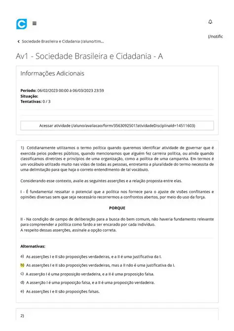 A Sociedade Brasileira e a Cidadania