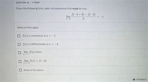 A Statement That Must Be True