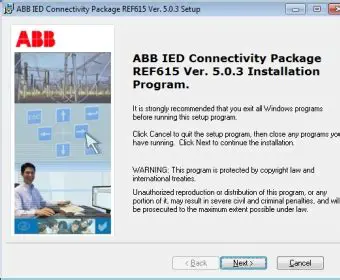 ABB IED Connectivity Package