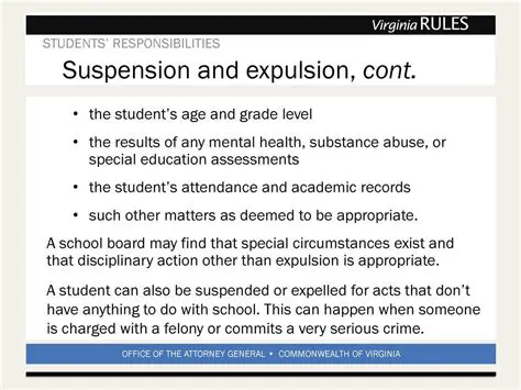 Academic Suspension or Expulsion