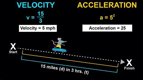 Acceleration is the same as speed