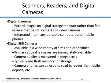 Accepting data from digital cameras and scanners