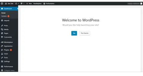 Access your WordPress dashboard