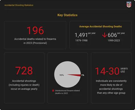 Accidental shooting of people or animals