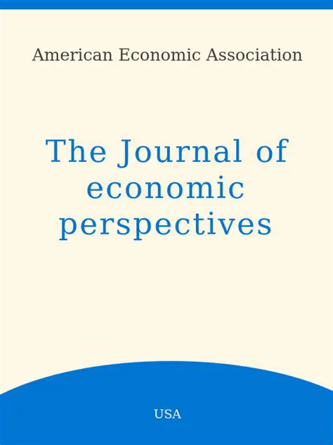 According to a study published in the Journal of Economic Perspectives