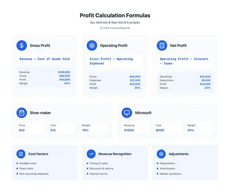 Accurate Profit Calculations