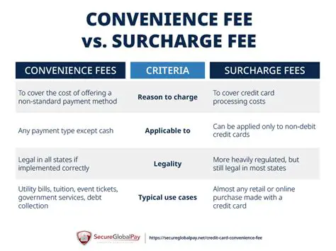 Additional Fees and Surcharges