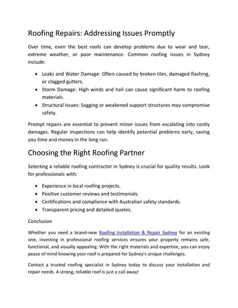 Addressing issues promptly