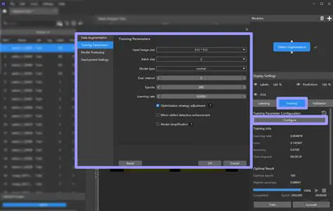 Adjust Training Parameters