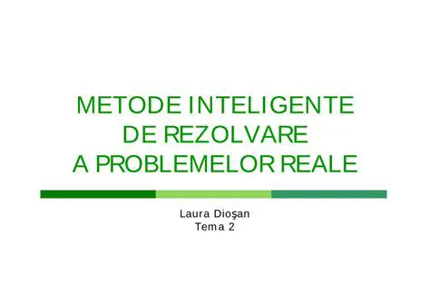 Algoritmi de rezolvare a problemelor