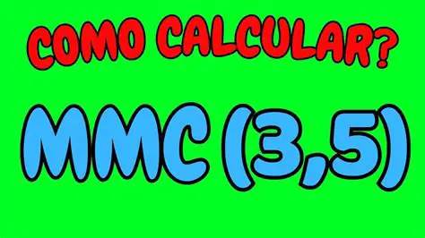 Alternativas para calcular o MMC