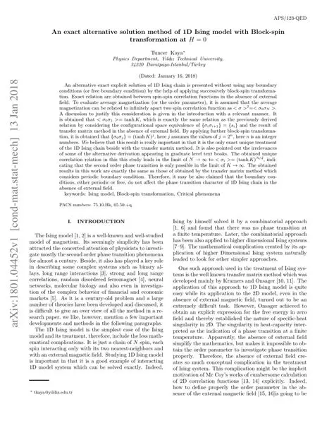 Alternative Solution Method