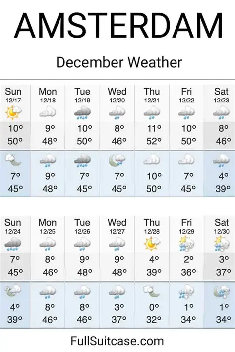 Amsterdam Weekly Weather Forecast: Your Essential Guide to the Coming Days