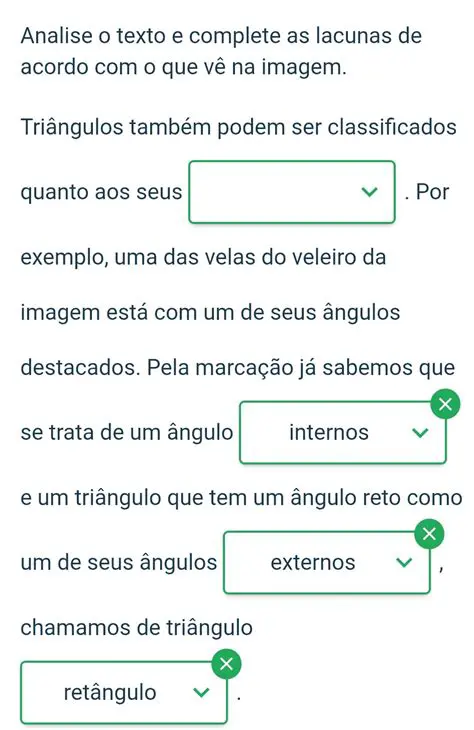 Analise o Texto e Complete as Lacunas