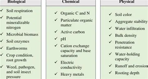Analysis of Chemical and Biological Characteristics of Soil