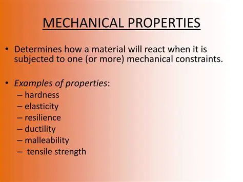 Analysis of Physical and Mechanical Properties