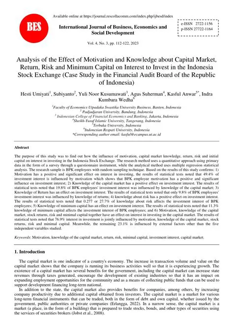 Analysis of the Effect of Motivation and Knowledge