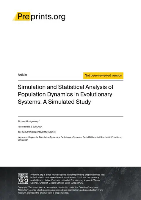 Analyze population dynamics