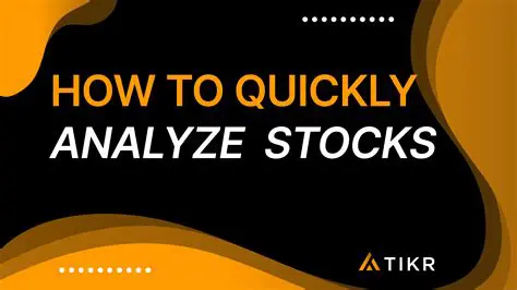 Analyze stocks quickly and easily