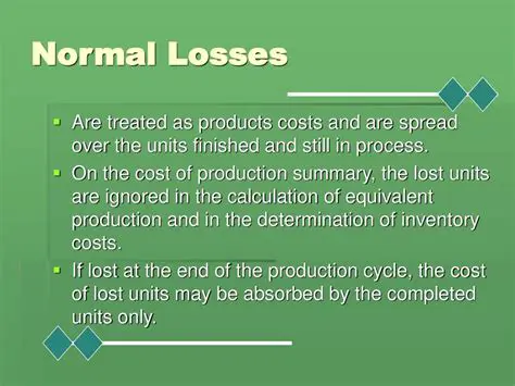 Analyzing Normal Loss in Each Process