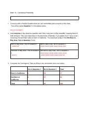 Analyzing Probability Events