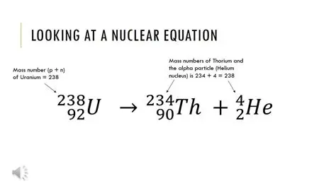 Analyzing the Given Nuclear Equation