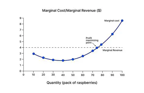 Analyzing the marginal cost and marginal revenue curves for different types of products