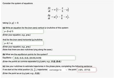 Analyzing the System of Equations