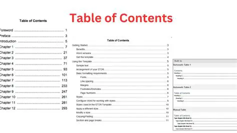 Analyzing the Table Content