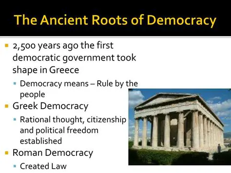 Ancient Roots of Democracy