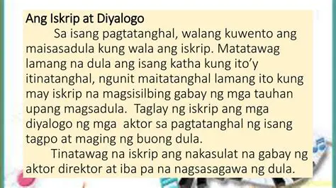 Ang Iskrip ay Tama at Mabisang