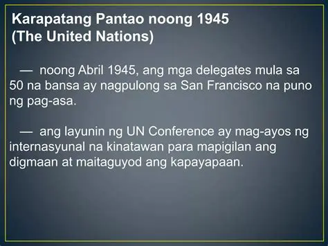 Ang Kasaysayan ng Karapatang Pantao