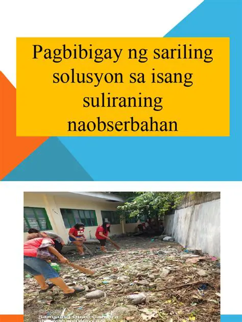 Ang Mahalagang Pagkakataon ng Pagbibigay ng Sariling Solusyon