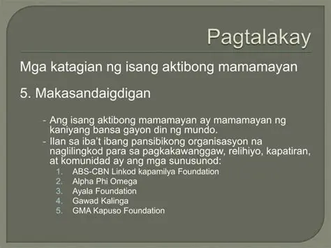 Ang mga Katangian ng Eksponsablayong Mamamayan