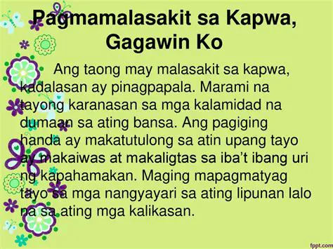 Ang Pagiging Malasakit sa Kapwa