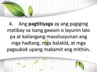 Ang Pagtitiyaga sa Mga Pagsubok