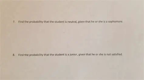 Answering Questions 7 and 8