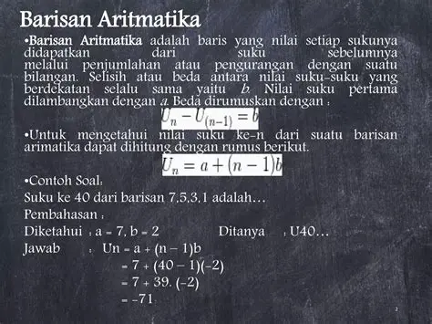 Aplikasi Barisan Aritmetika dan Geometri