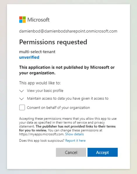 App requires unnecessary permissions
