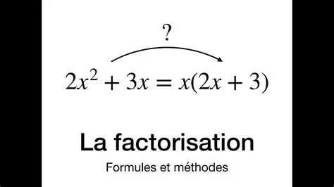 Applications de la factorisation