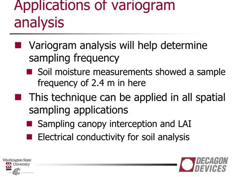Applications of Variogram Analysis