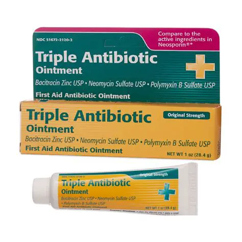 Apply a topical antibiotic