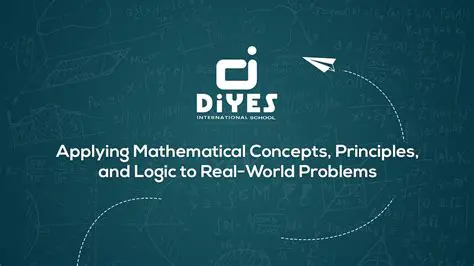 Applying mathematical concepts