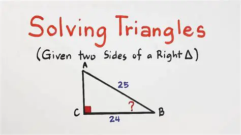 Applying the Laws to the Given Triangle